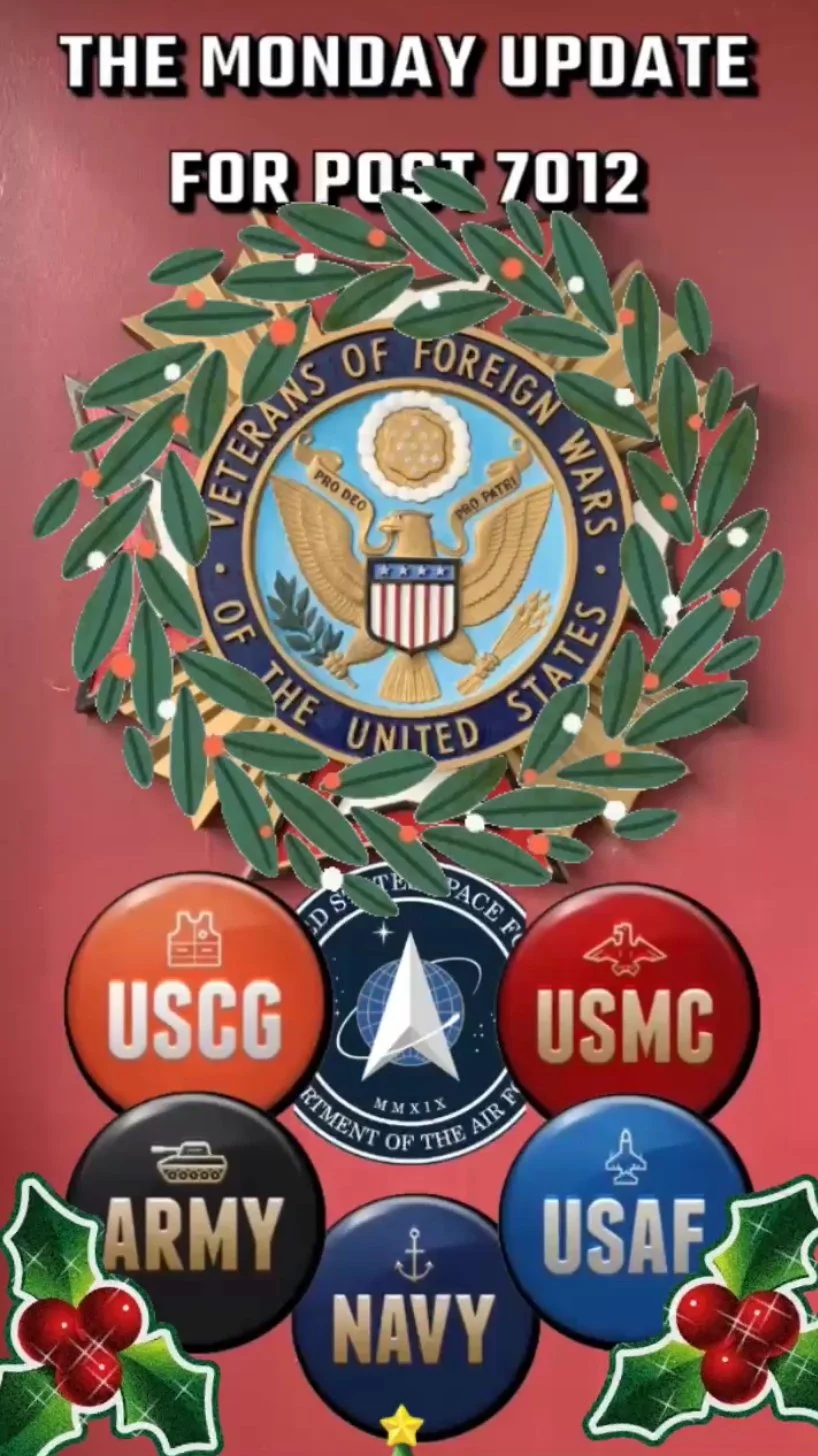 Monday Newsletter…one week to go until Christmas 