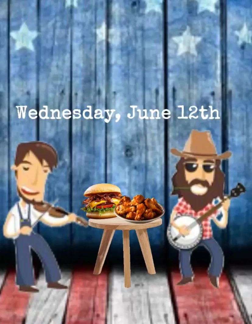 Do Si Do and Away We Go to Burger, Wings and Bluegrass Wednesday