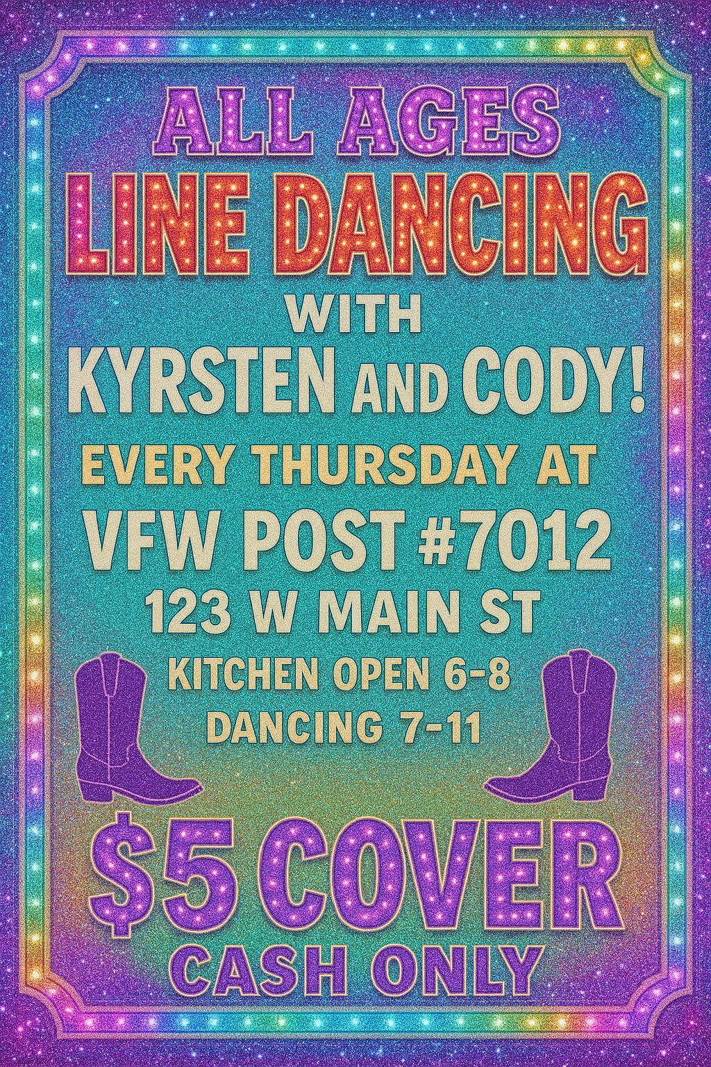 Line Dancing with Kyrsten