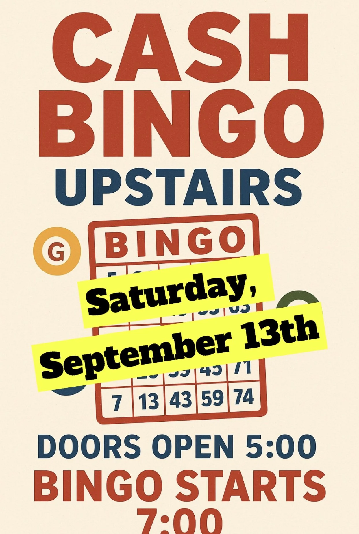 Cash Bingo