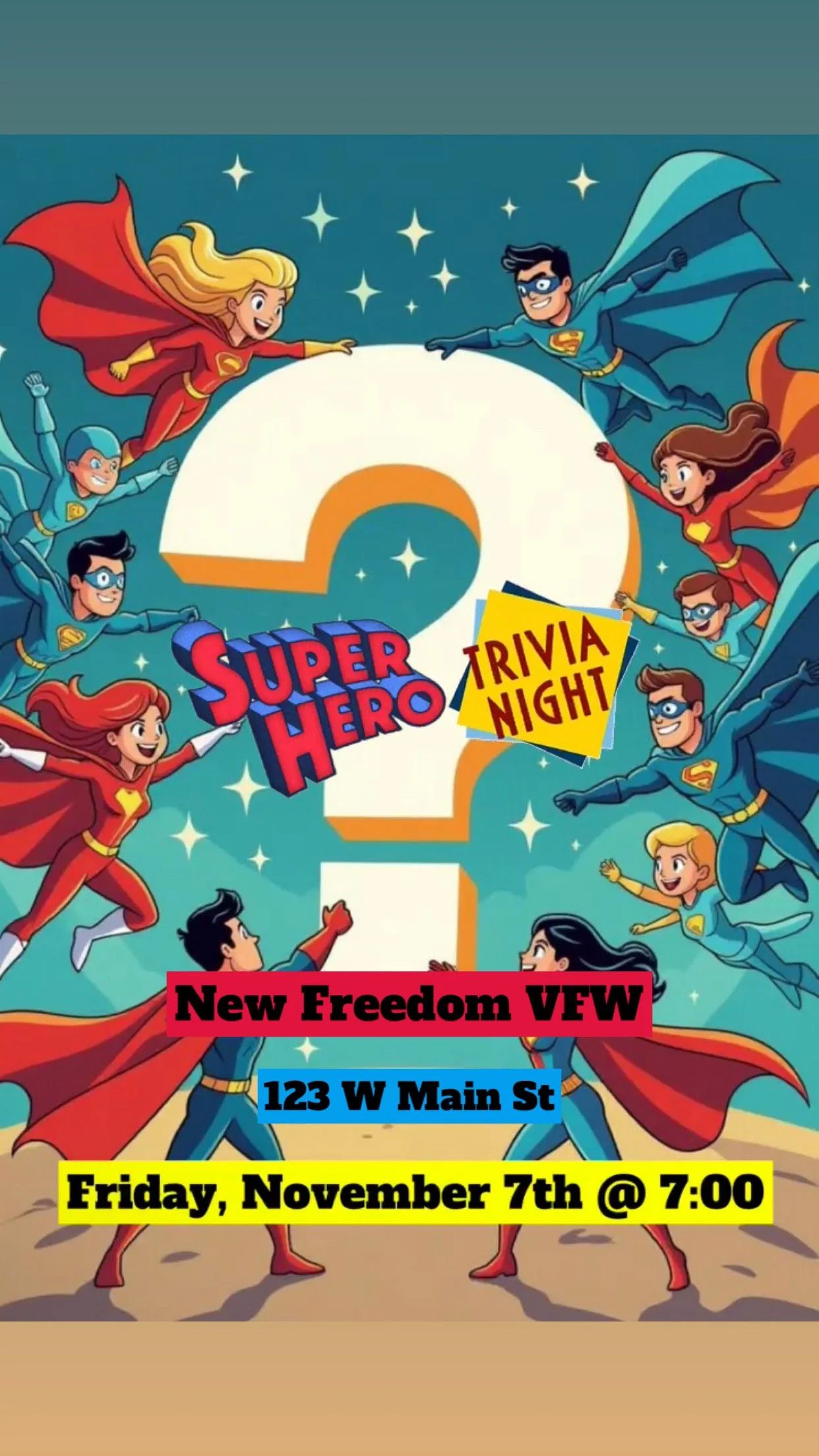Super Hero Trivia Night