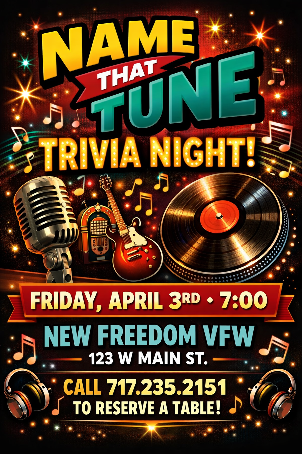 Name That Tune Trivia Night