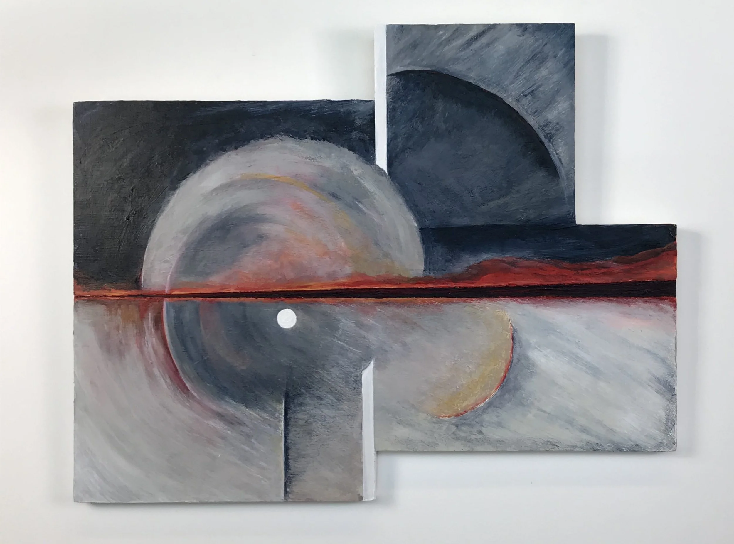 Emergence: Thank you, Taeuber-Arp, 19 X 24 X 1