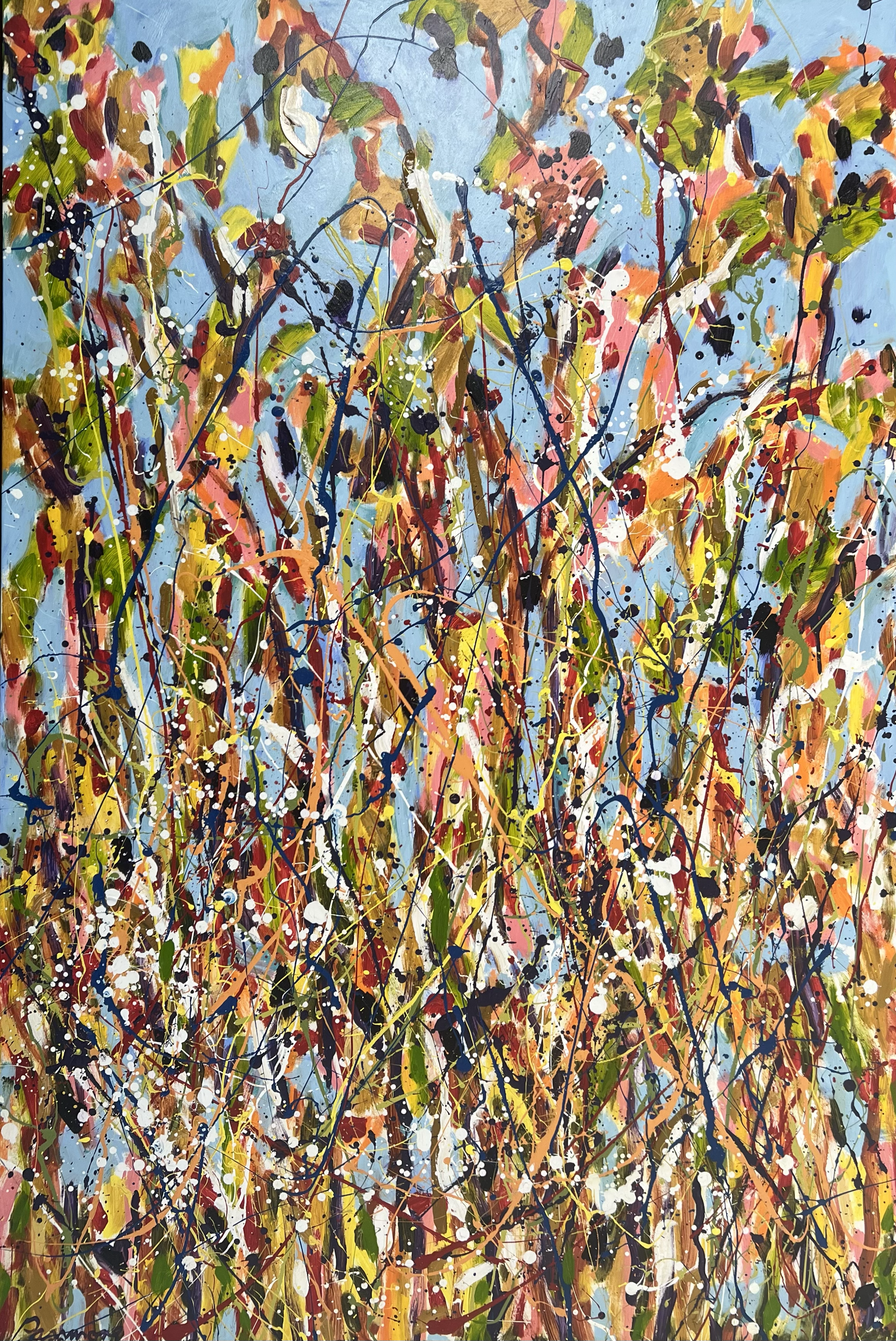 Flowers and Trees
Acrylic on Canvas
105 x 155cm Framed
$11,500