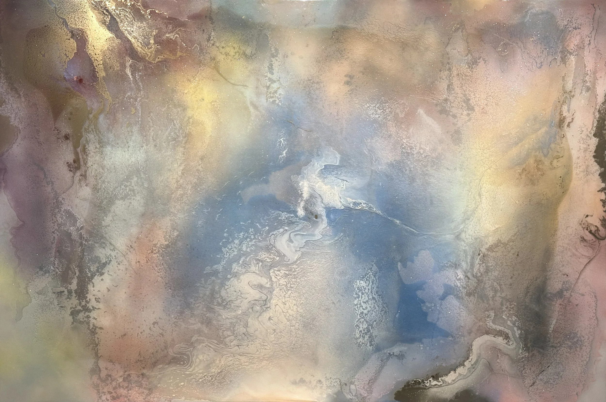 Consulting The Angels
Resin & mixed media on board
180 x 120cm
$8950
