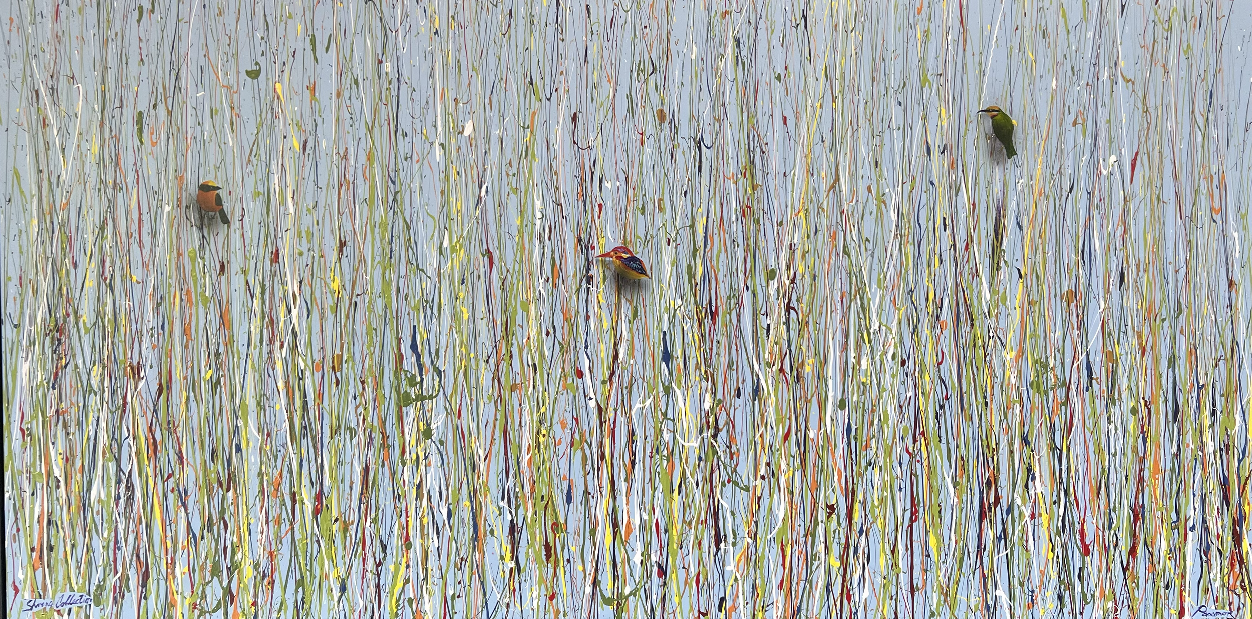 Spring Collection 
Acrylic on Canvas 
206 x 105cm Framed
$14,500
