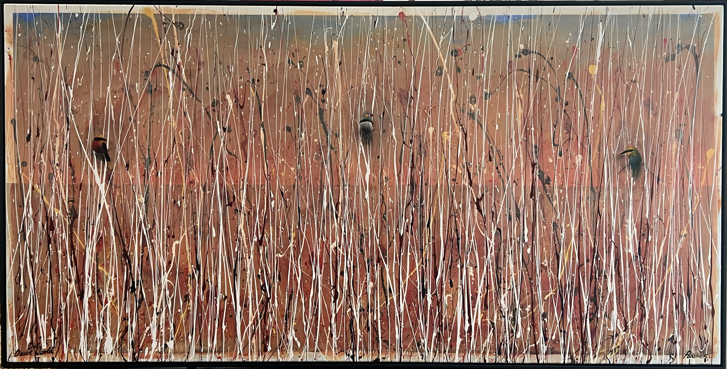 Dusty Desert World
Acrylic on Canvas, 
Framed
101 x 202cm