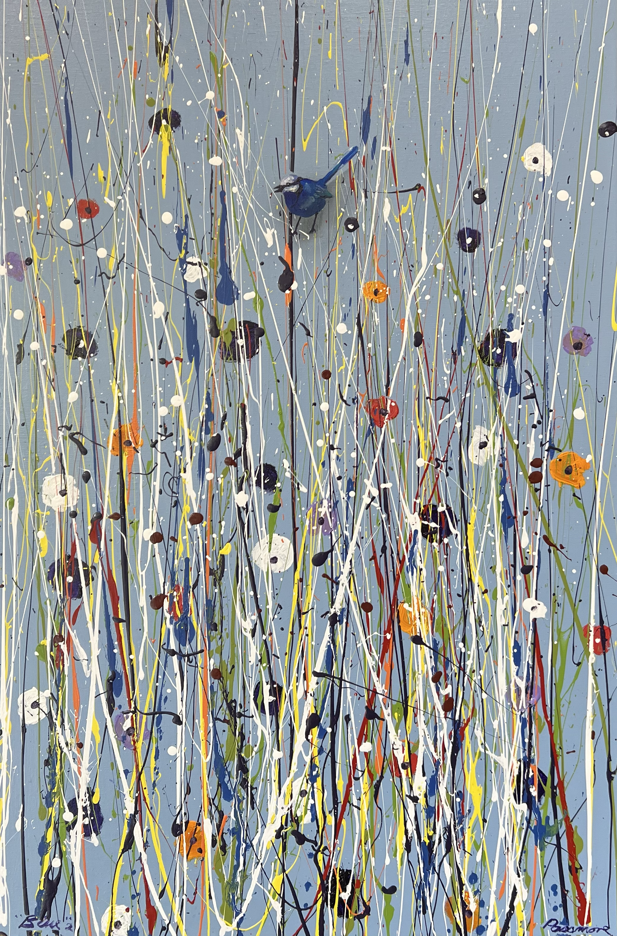 Blue 2
Acrylic on Canvas
64 x 94.5cm Framed
$5500