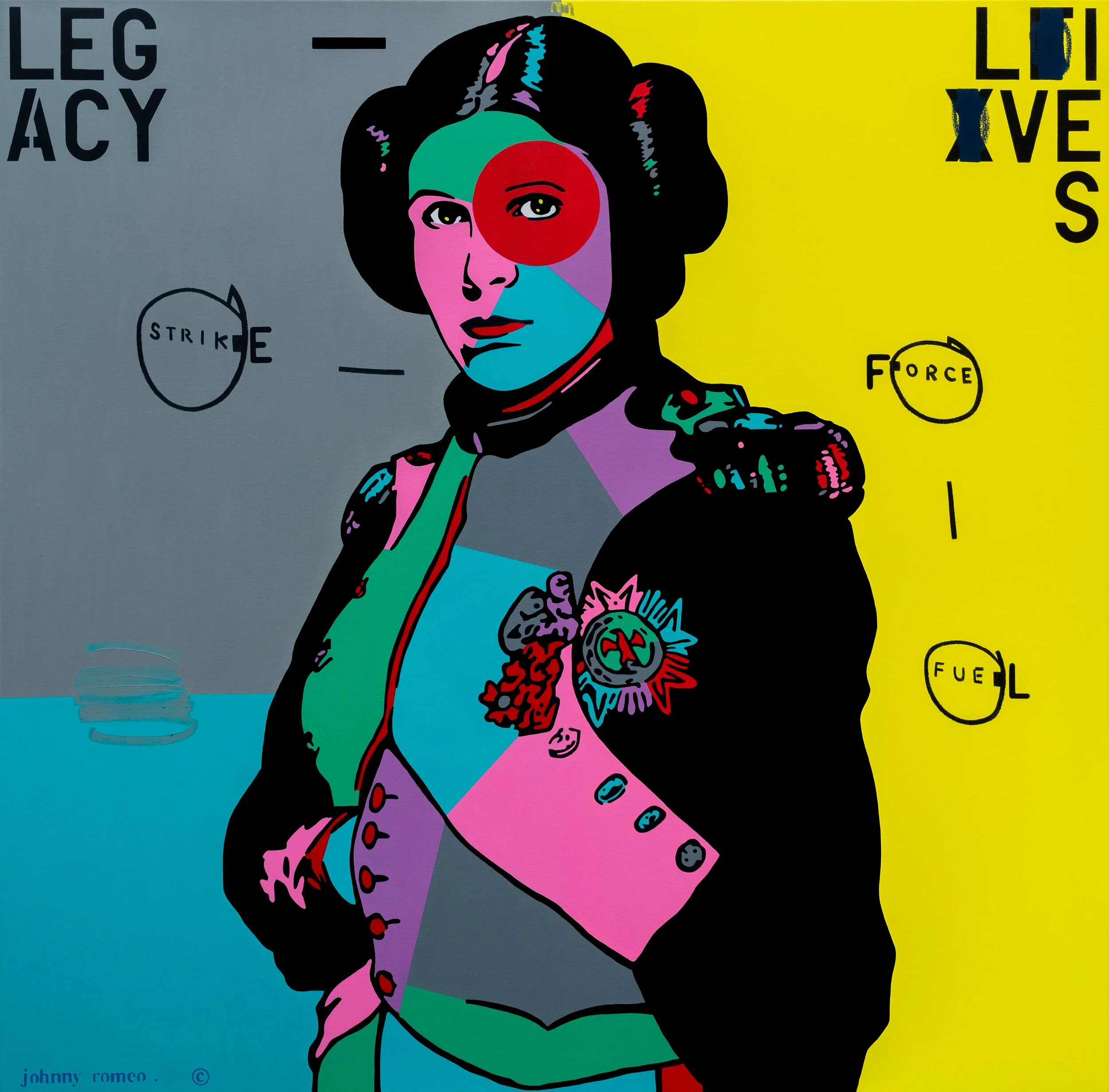 Strike Force Fuel
Acrylic and Oil on Canvas
153 x 153cm
$12,085