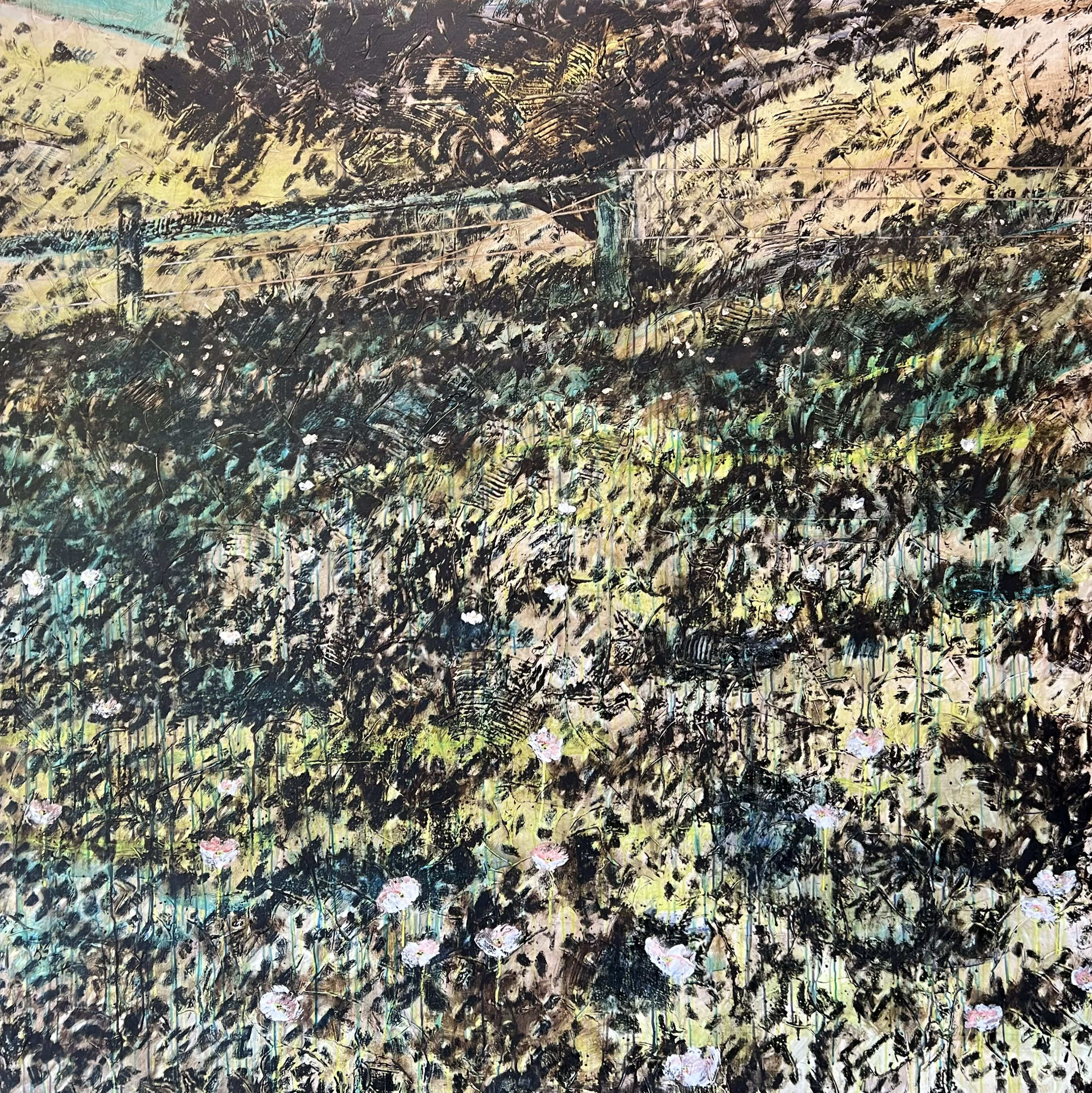 Transcending Light
Oil and Acrylic on Canvas
83 x183cm 
$13,000