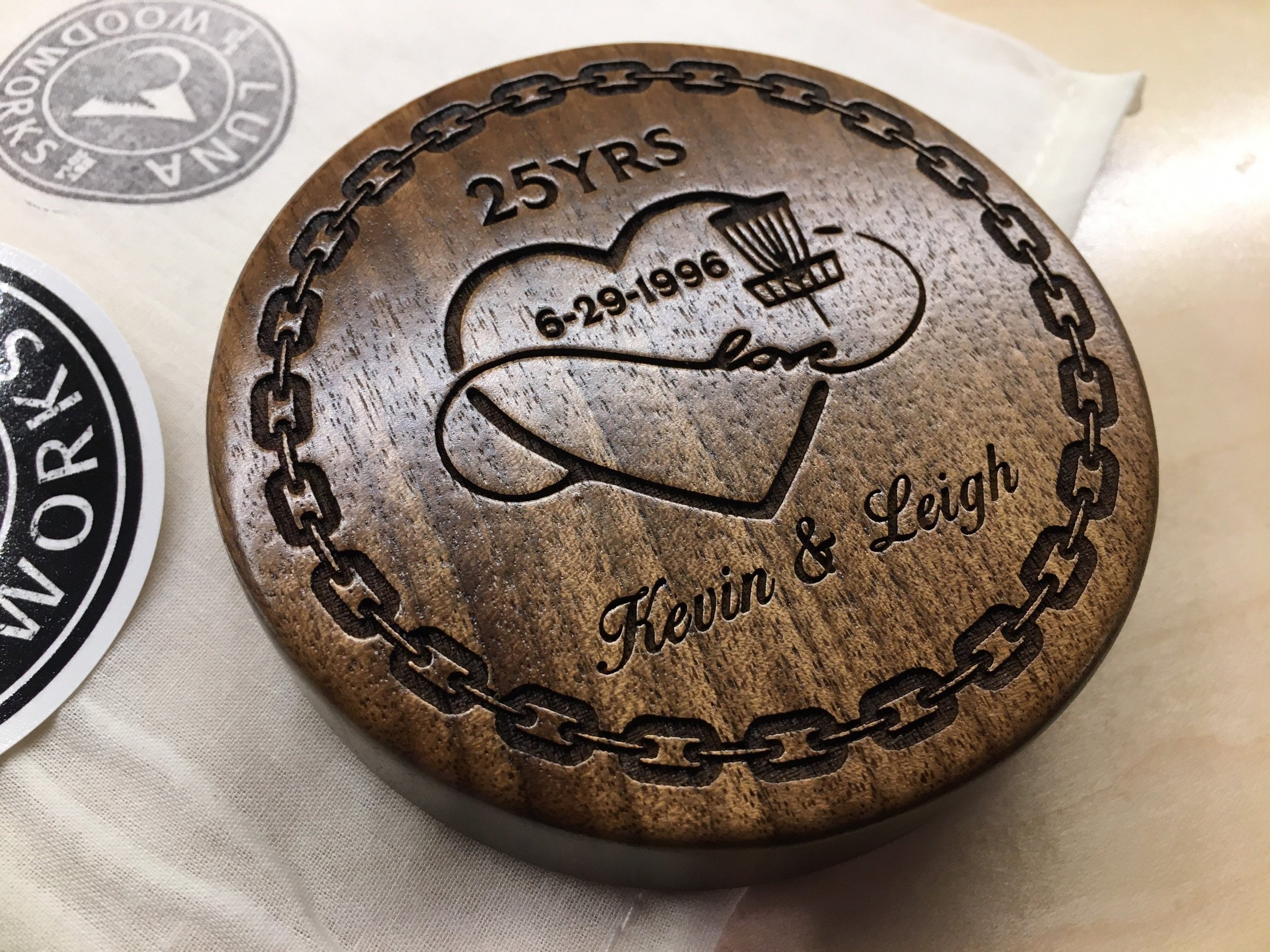 Disc Golf Trophy - Awards for Disc Golfer - Custom awards - personalized anniversary gift