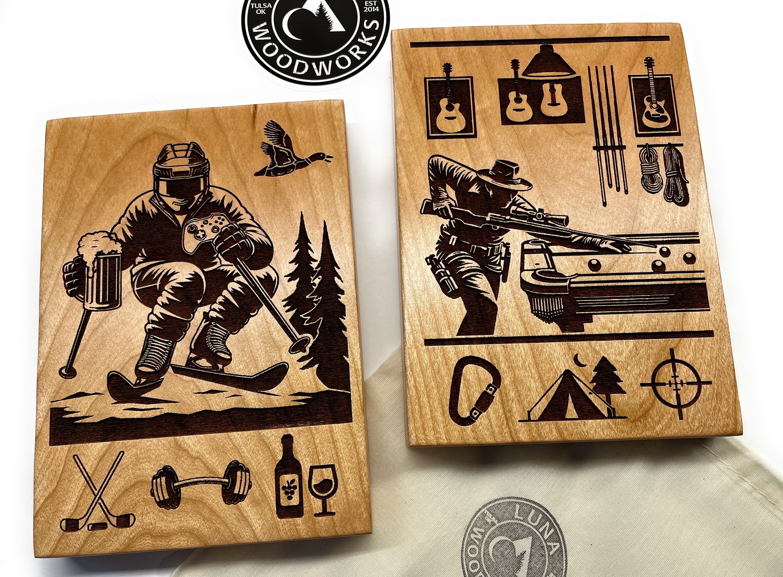 custom wood sign for business logo small business merchandise table sign