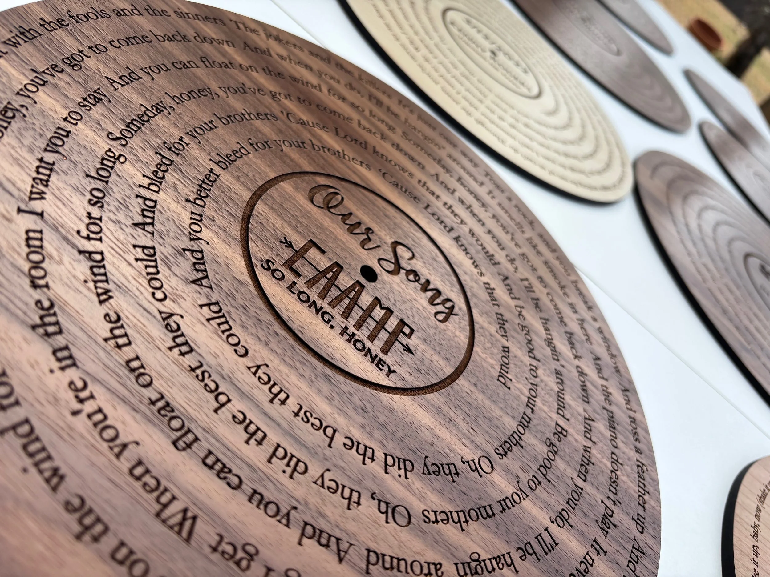 rustic wood wall art custom