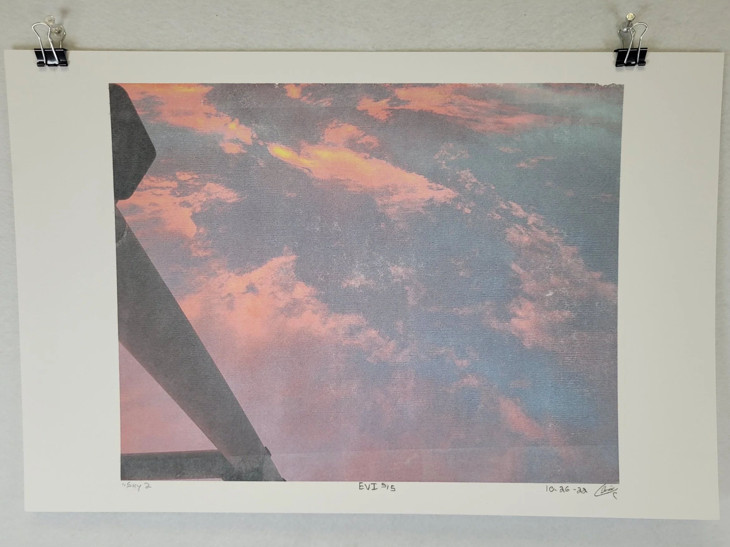 "Sky 2" - Image Transfer Print