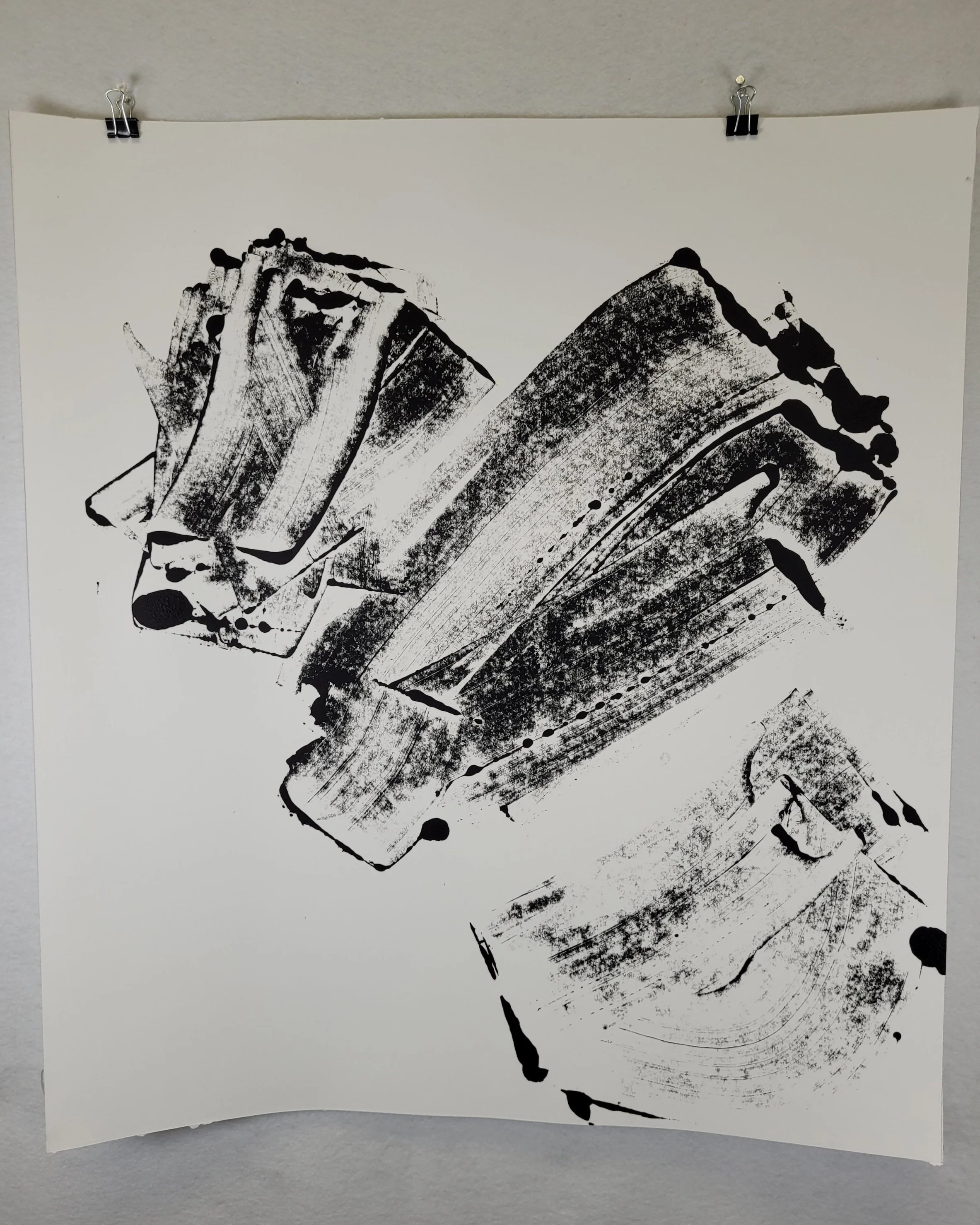 "Pressure" - Monoprint