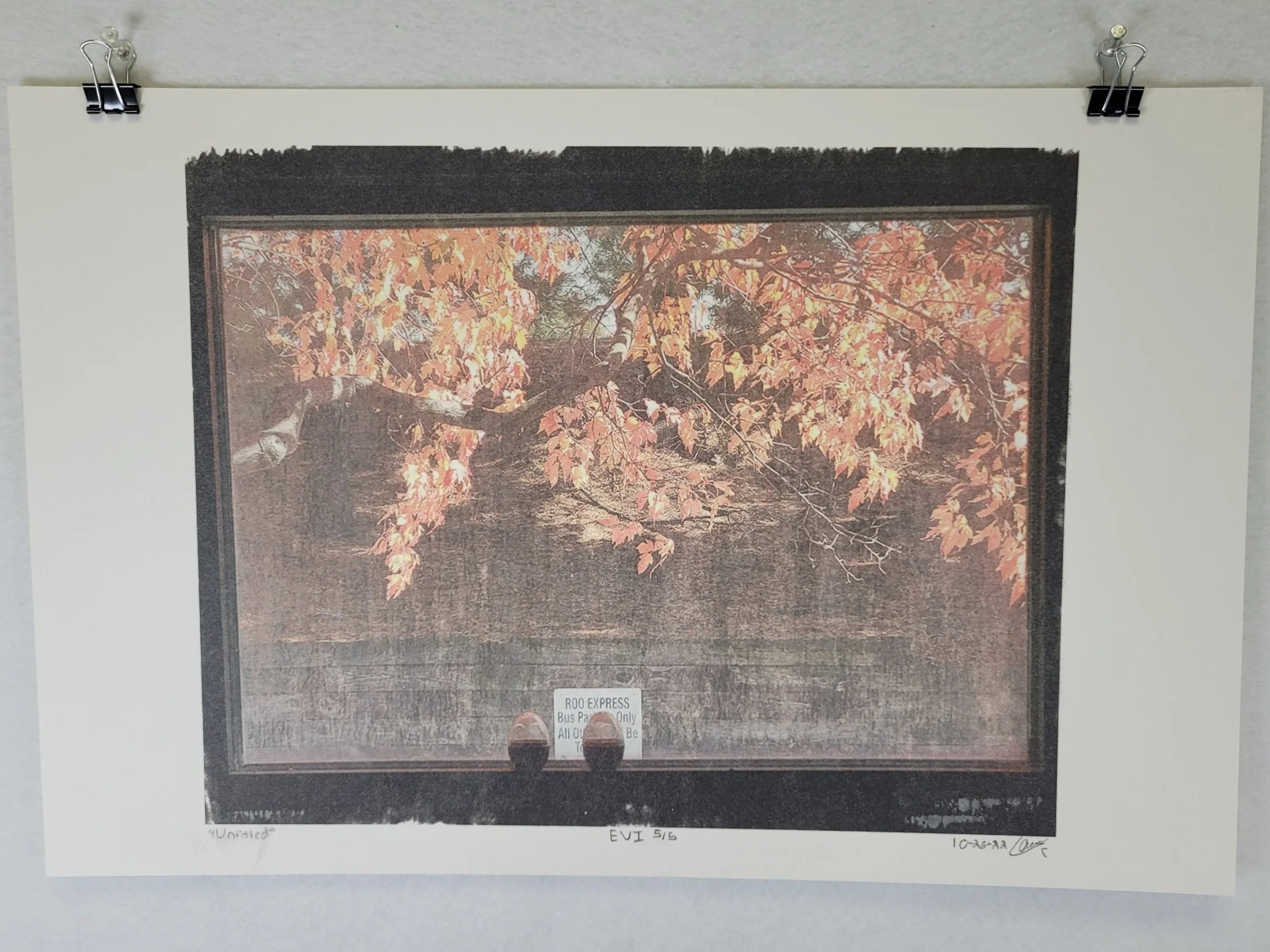 "Untitled" - Image Transfer Print