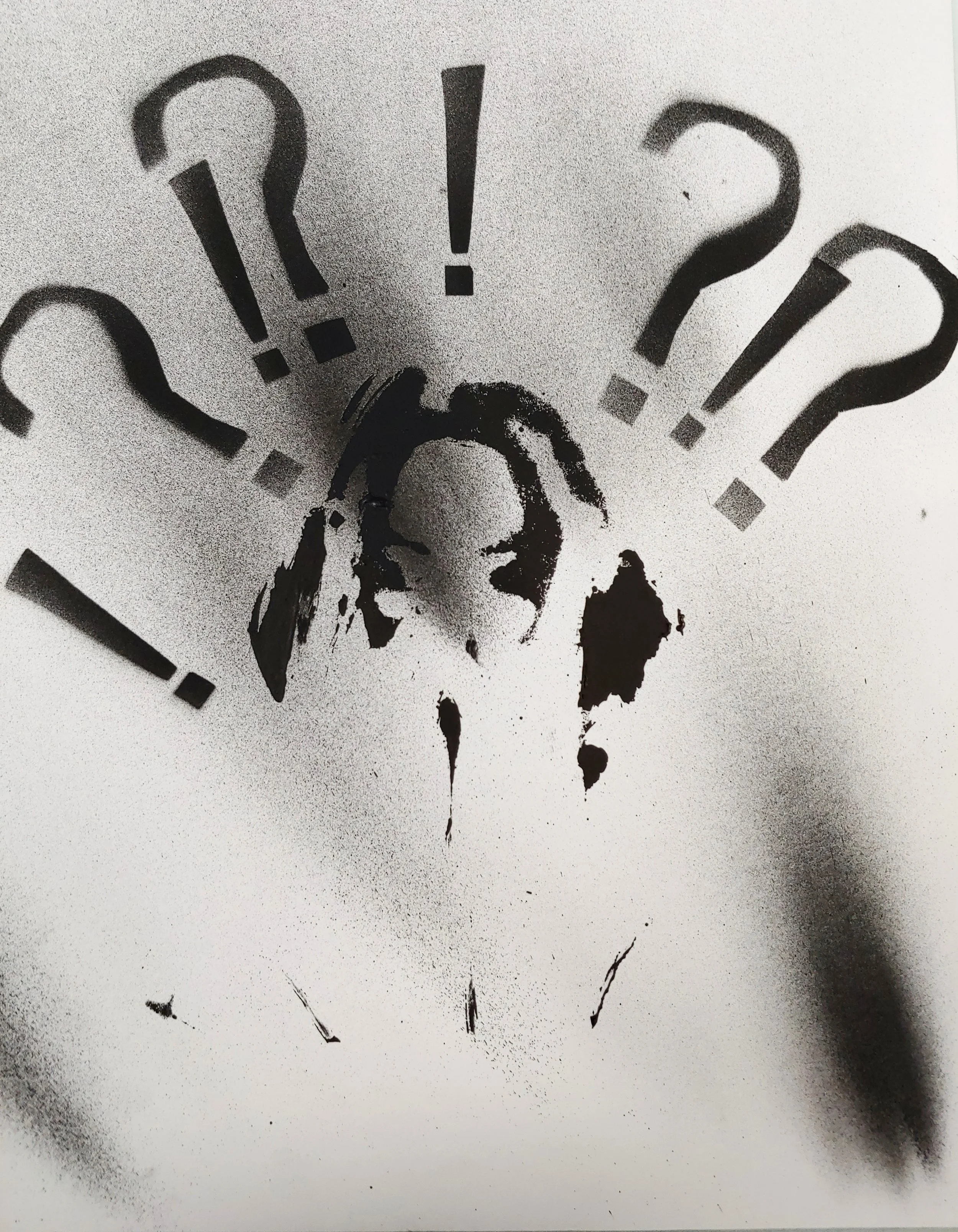 "Peace in the Panic" - Stencil Print