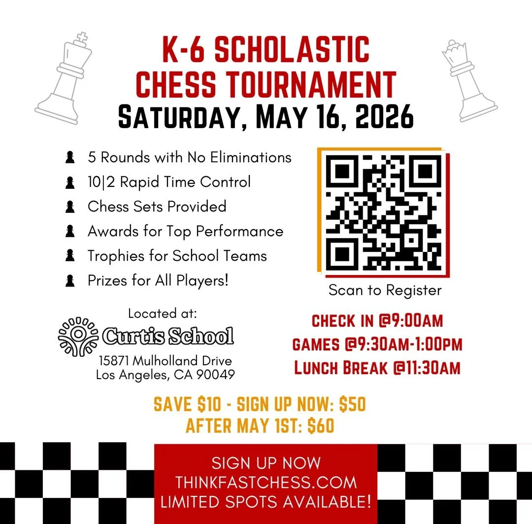Last chance to sign up! Thinkfastchess.com