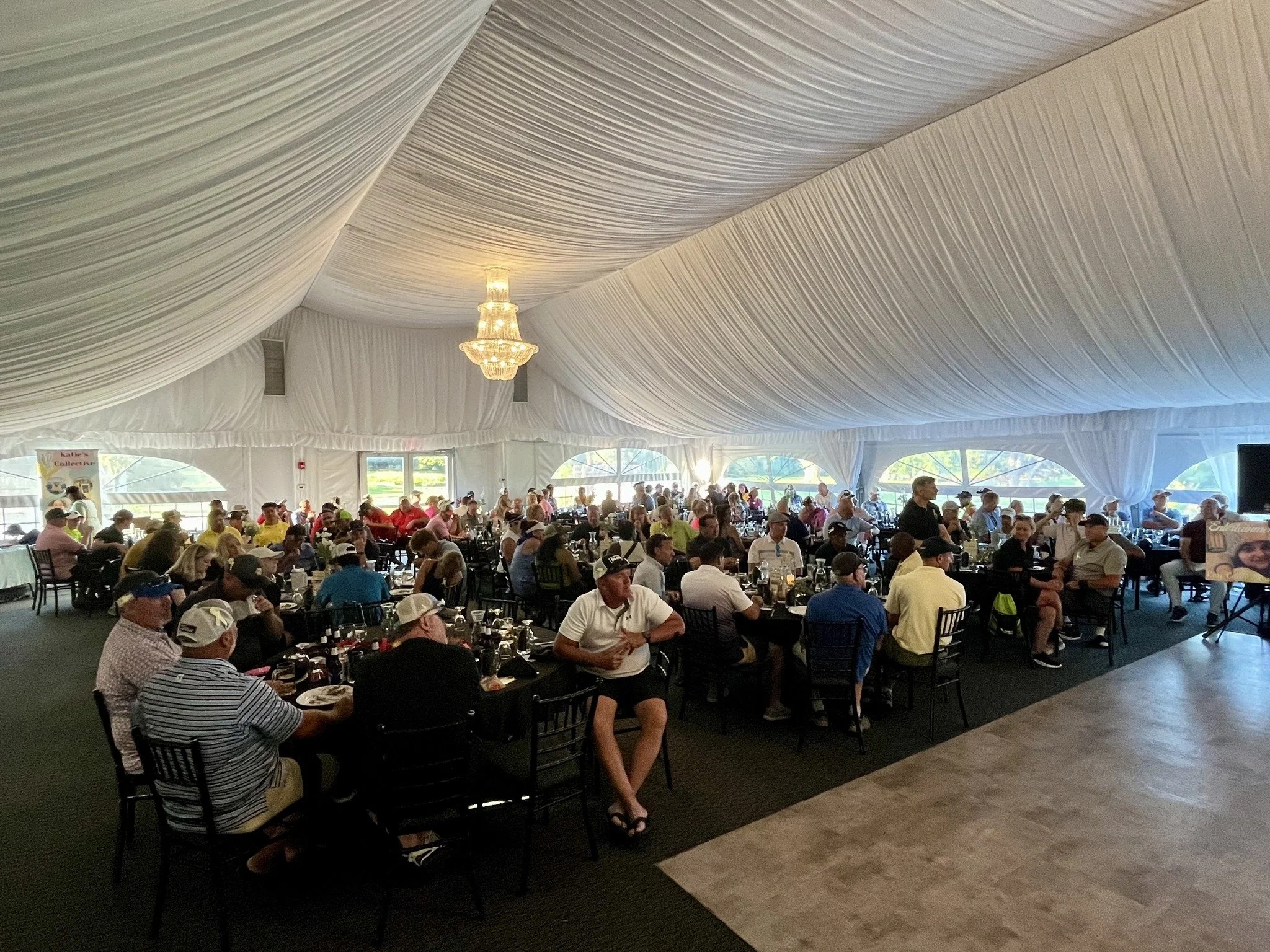 The meal at the country club