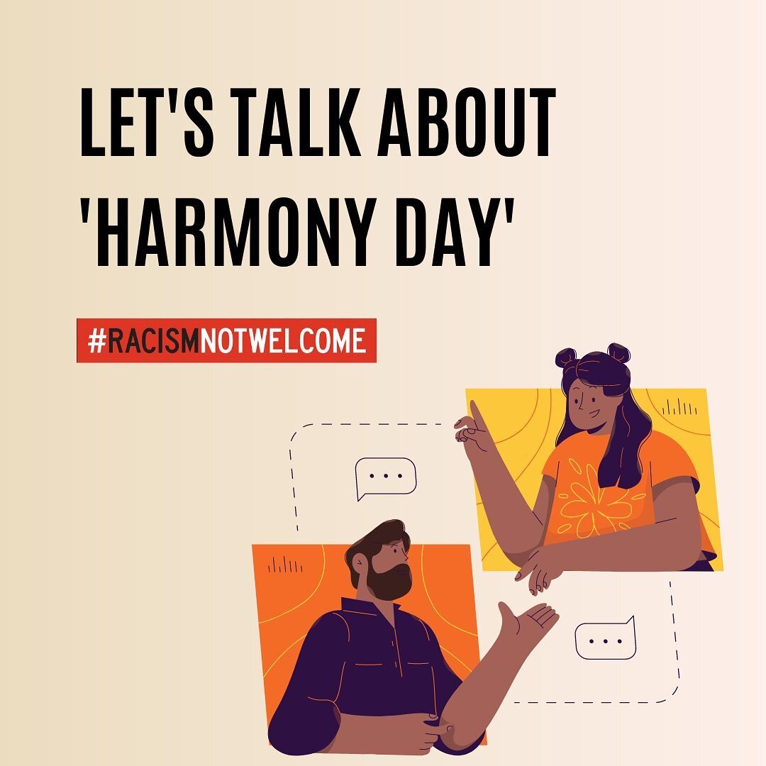 There&rsquo;s no harmony in racism.
✊🏿✊🏾✊🏽✊🏼✊🏻
#racismnotwelcome #internationaldayfortheeliminationofracialdiscrimination