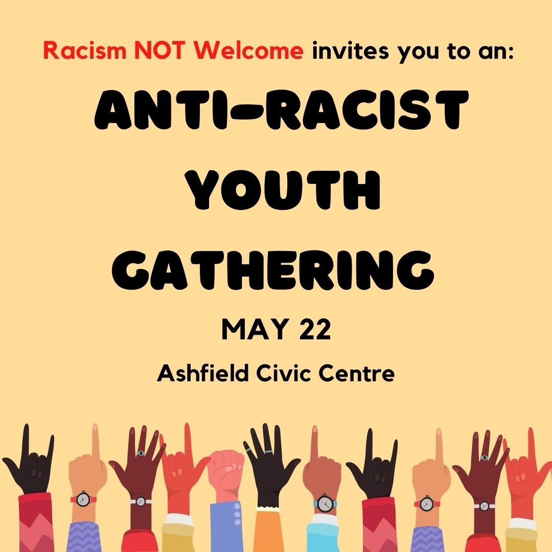 Join us for an anti-racism youth gathering on 22 May!
#antiracism #youth #workingtogether #solidarity