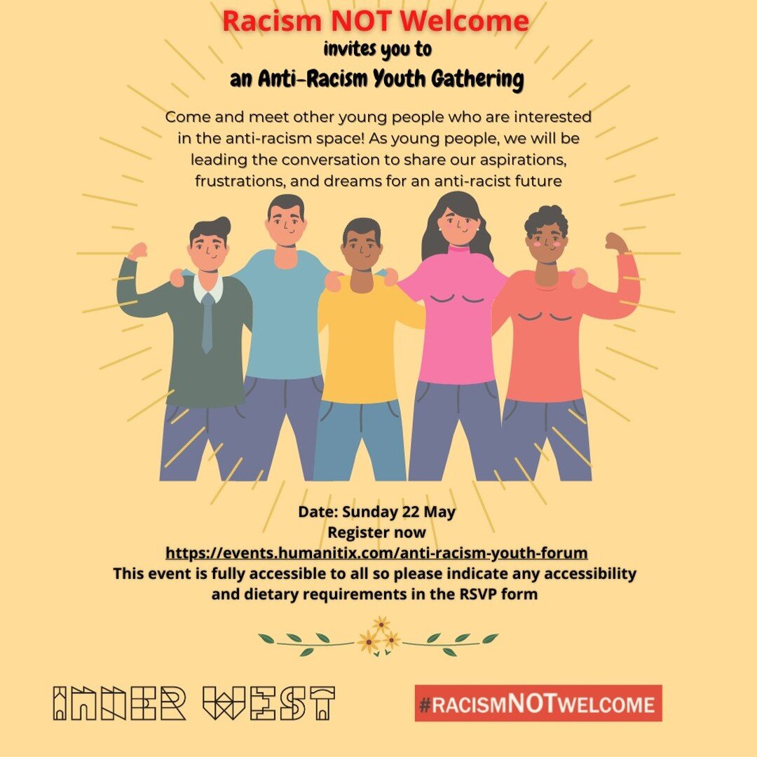 Join us for the first ever youth anti-racism gathering. We'll share stories, experiences and work together to find solutions. Link to register in bio