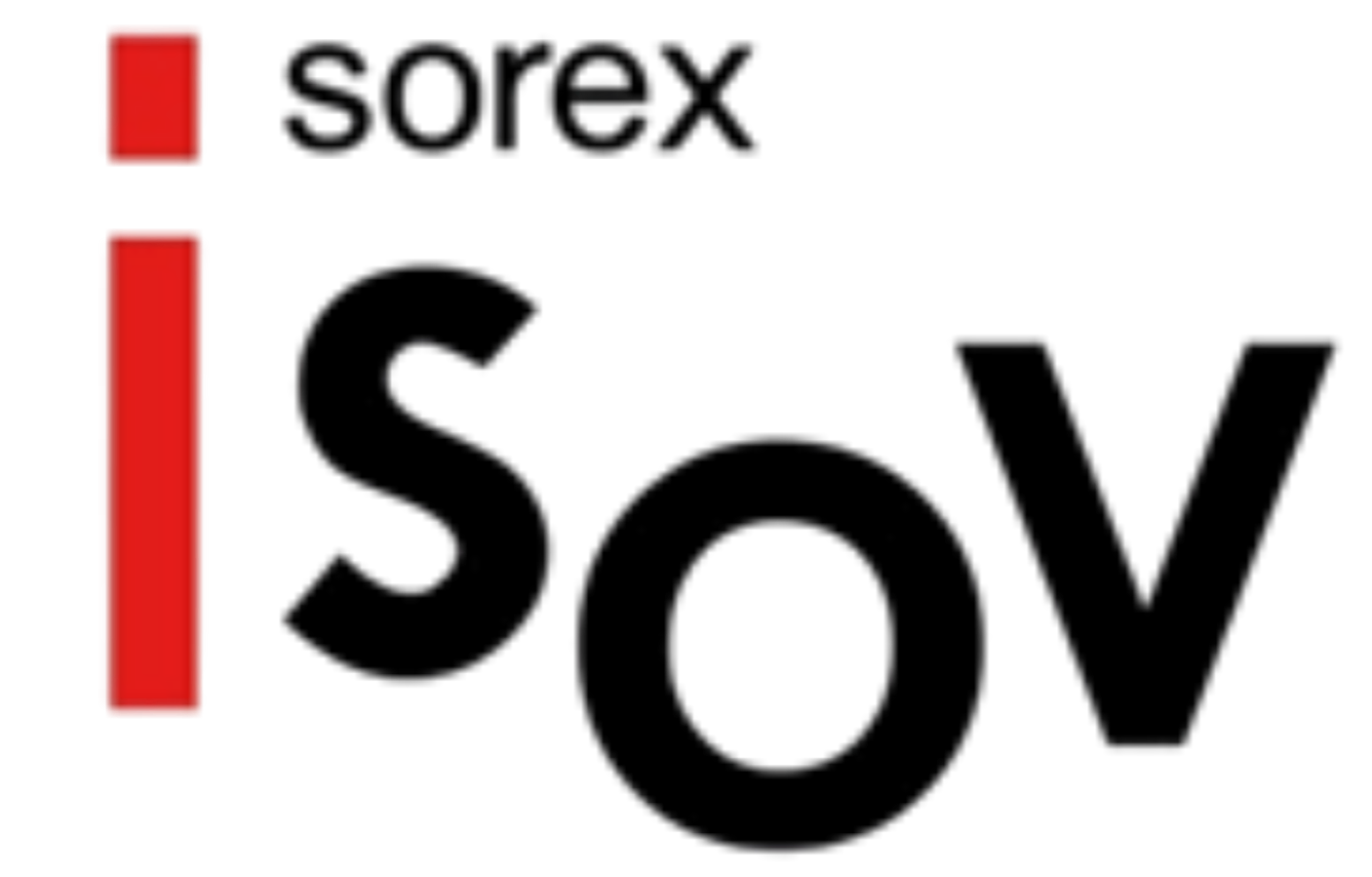 Close-up image of a red and black gaming mouse on a black surface.