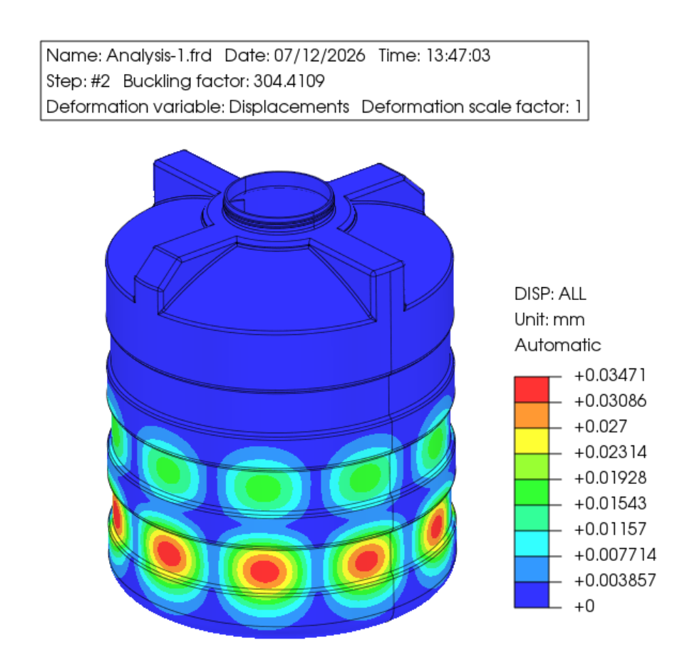 Injection moulded stormwater tank system
