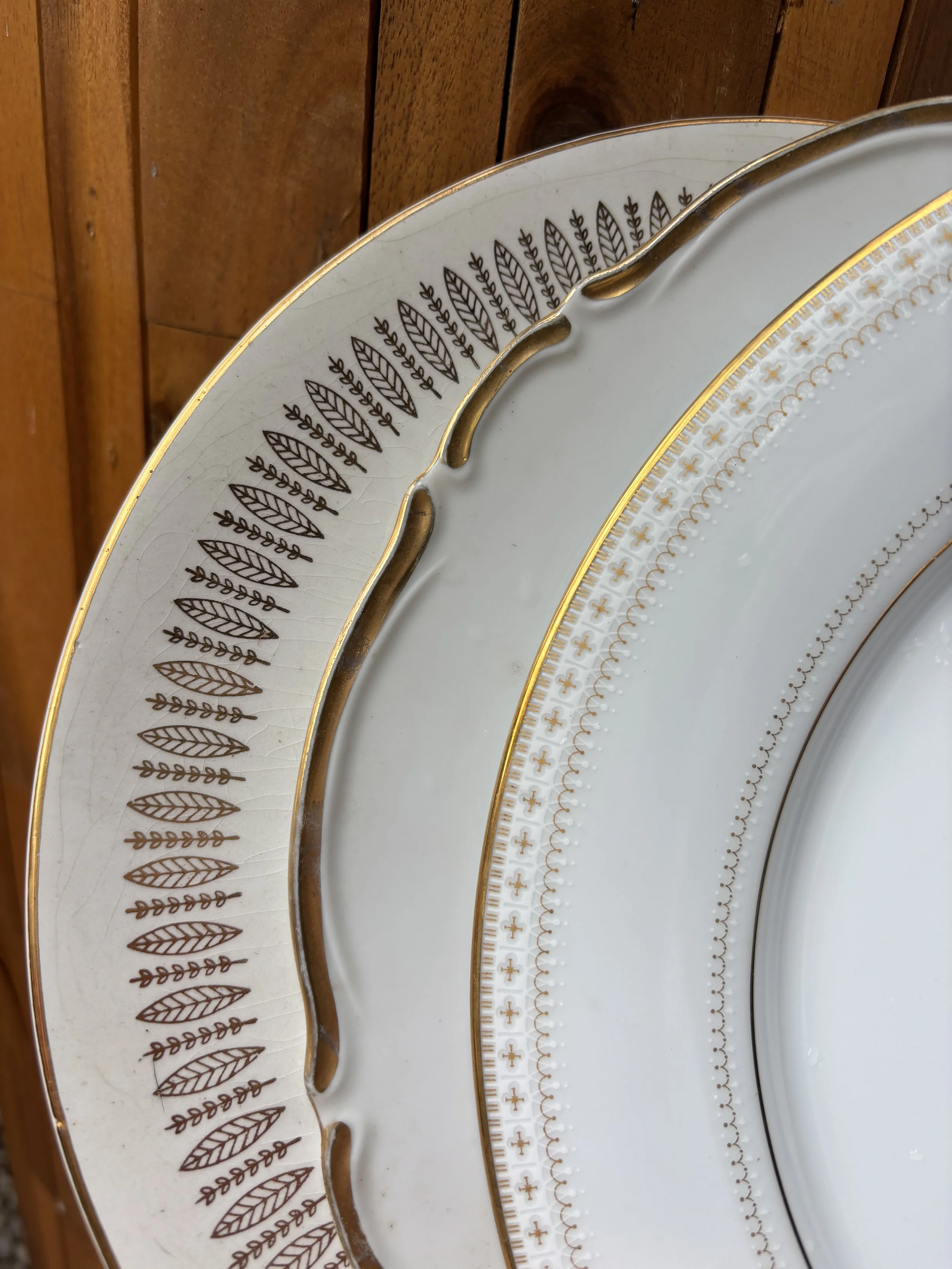 Vintage Mix and Match Dinnerware