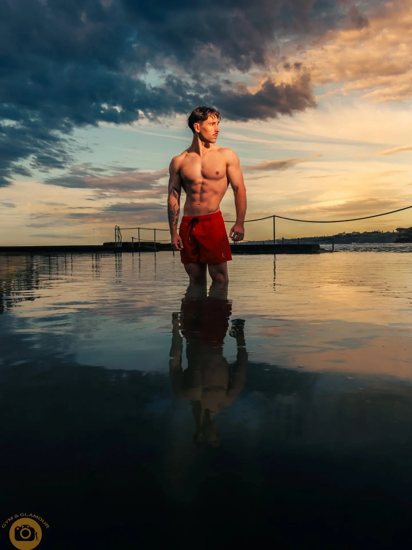 Inframe @michaelredcliffe 
#bondibeach 
#sydneyfitnessphotographer #gymandglamourphotograpy #beachphotoshoot #sydneybeach
