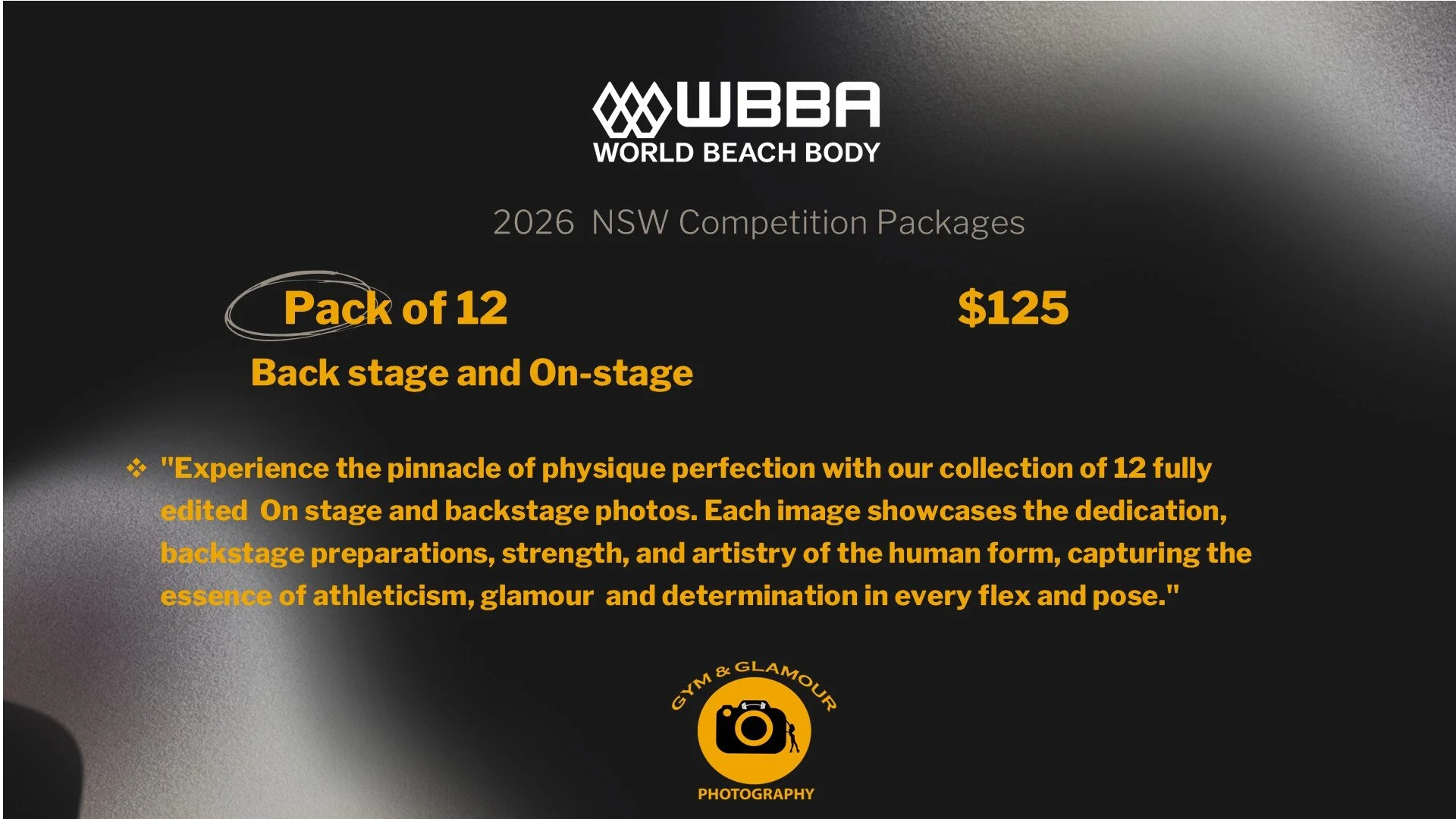 Pack of 12 Mix On stage & Back stage