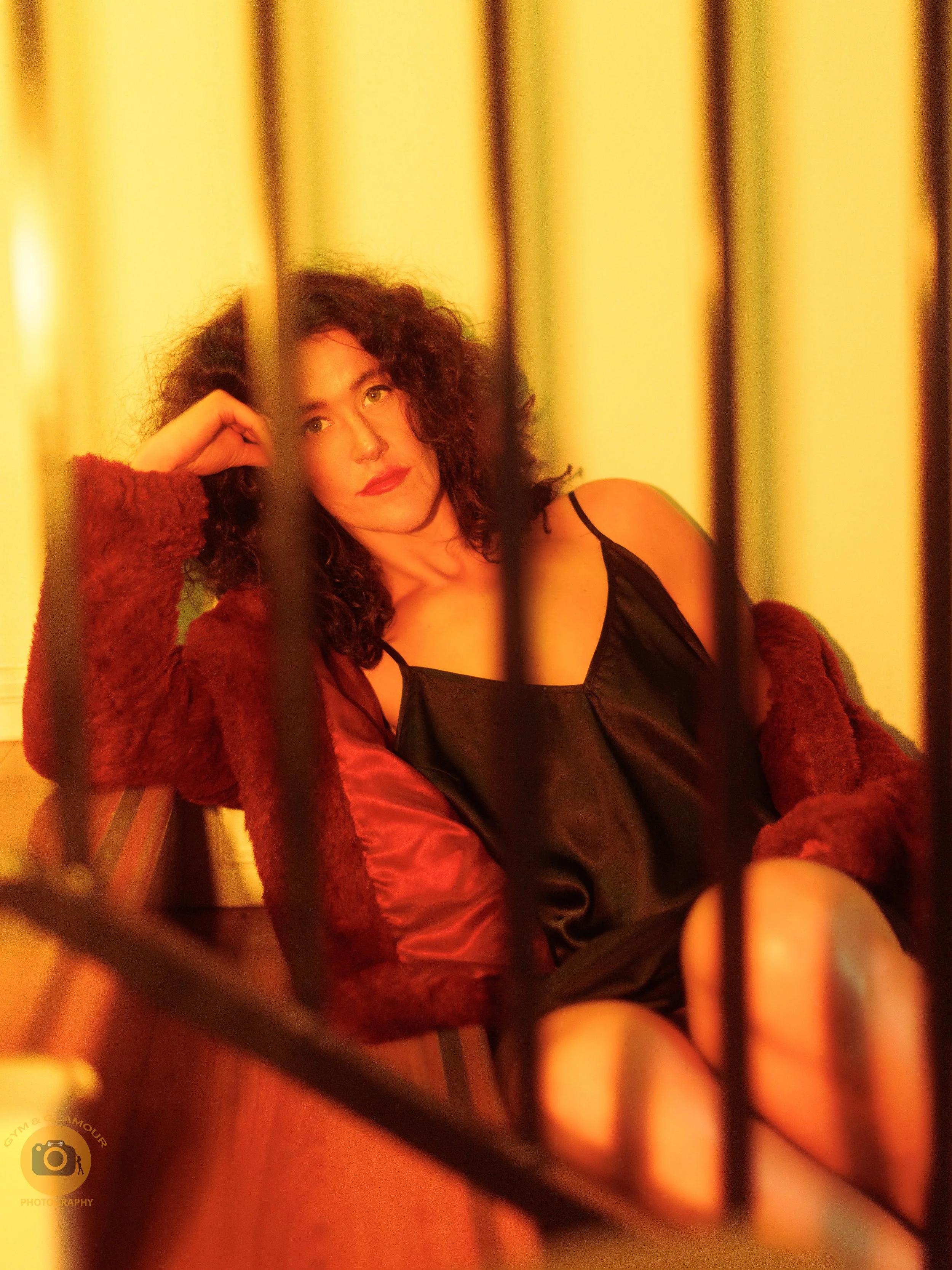 Woman enjoying a luxury boudoir photography experience in Sydney