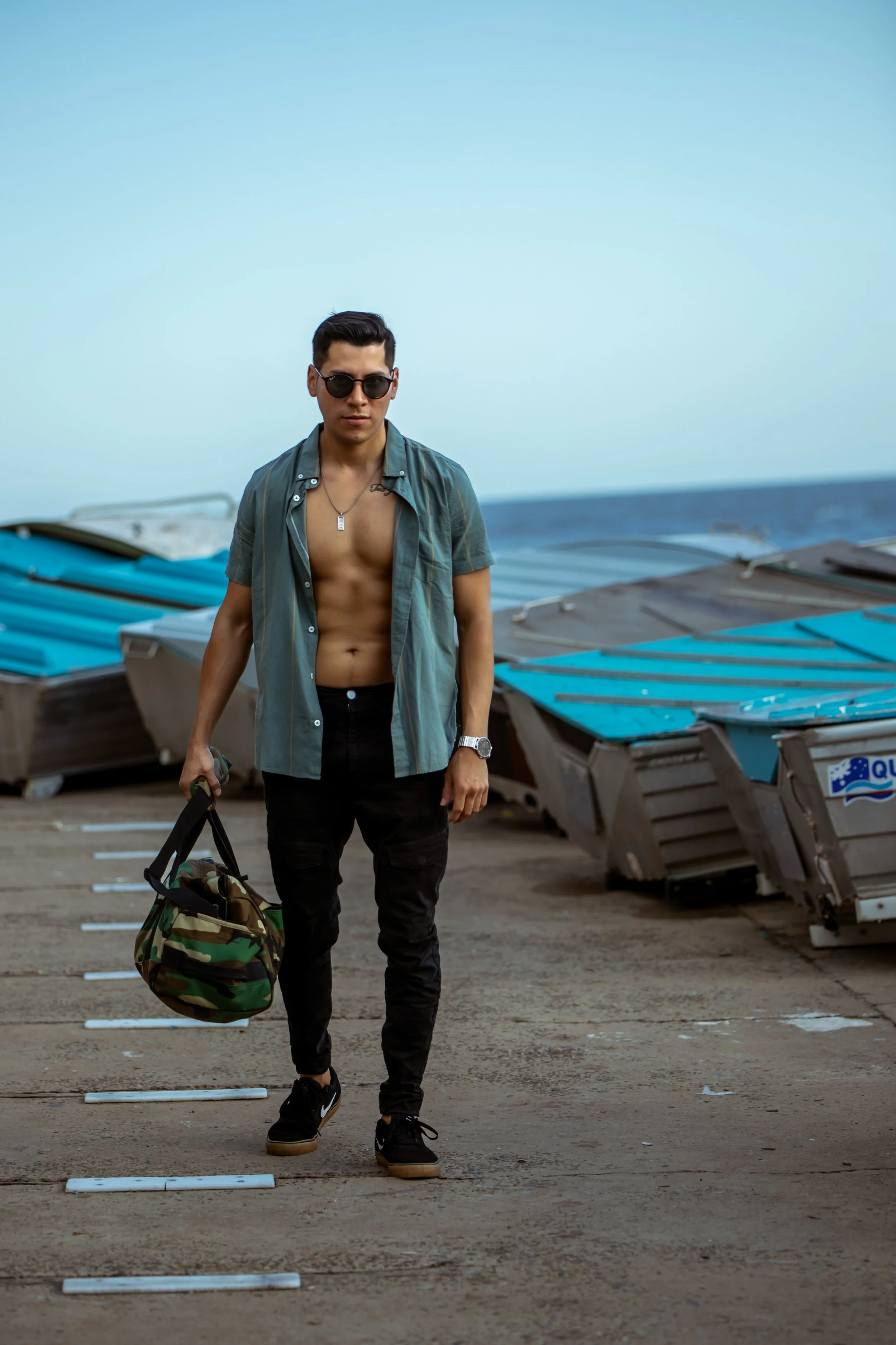 Athletic Lifestyle Photo of a fit man in bondi beach sydney