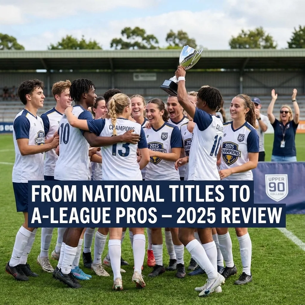 Upper 90 College – 2025 Year in Review: From National Titles to A-League Pros