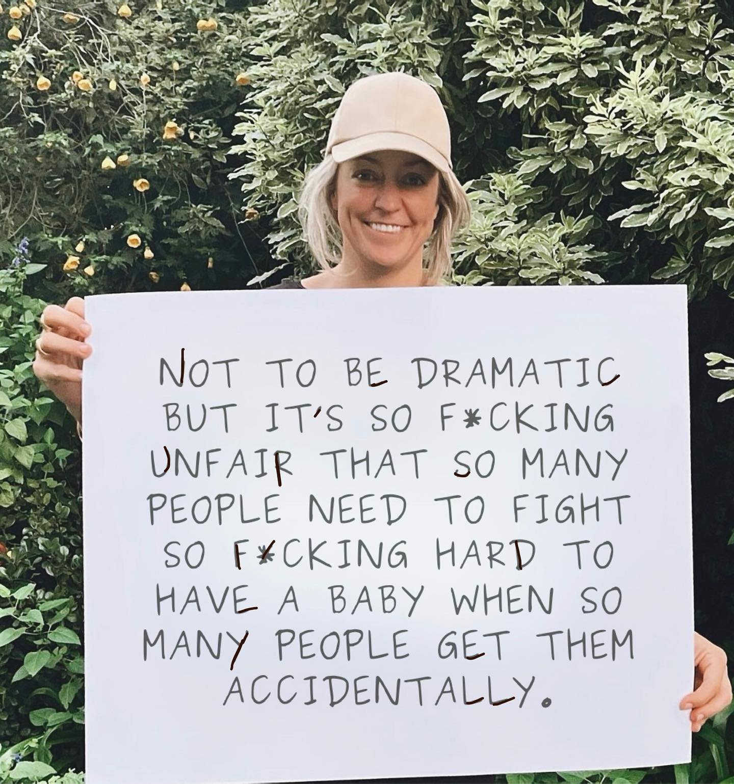 It's INFERTILITY AWARENESS WEEK and I wan't you to drop a 💯 if you agree?

Sorry for the language but fertility is so f*cking unfair. 

Follow @ceci_fertilitycollective for fertility support, content and comfort 🫶🏻