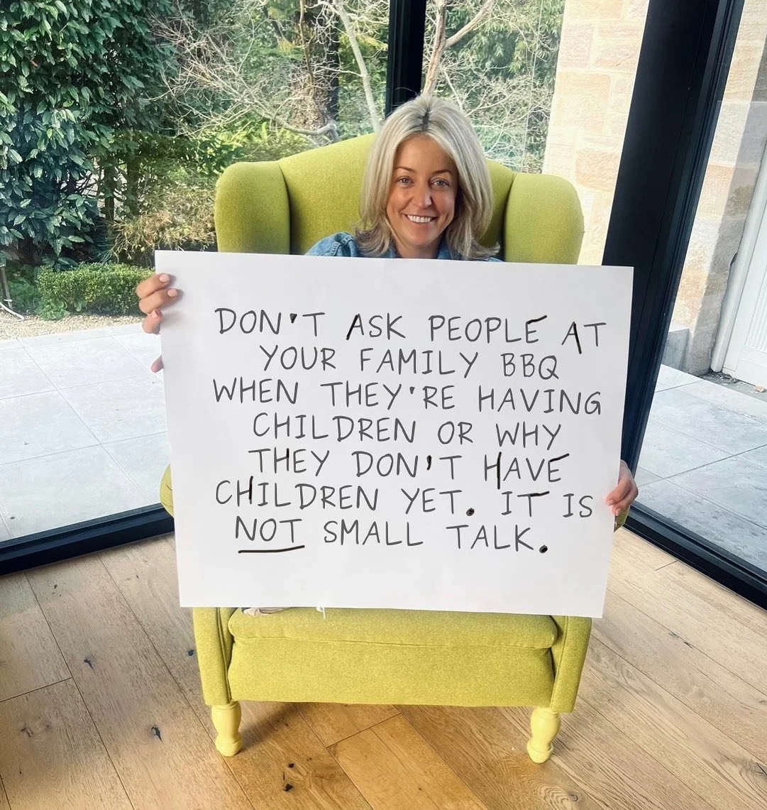 Drop a 💯 if you agree...

You never know what someone is going through behind closed doors. 

Fertility is personal. It is not small talk. 

Follow @ceci_fertilitycollective for fertility support, content, community and comfort 🫶🏻