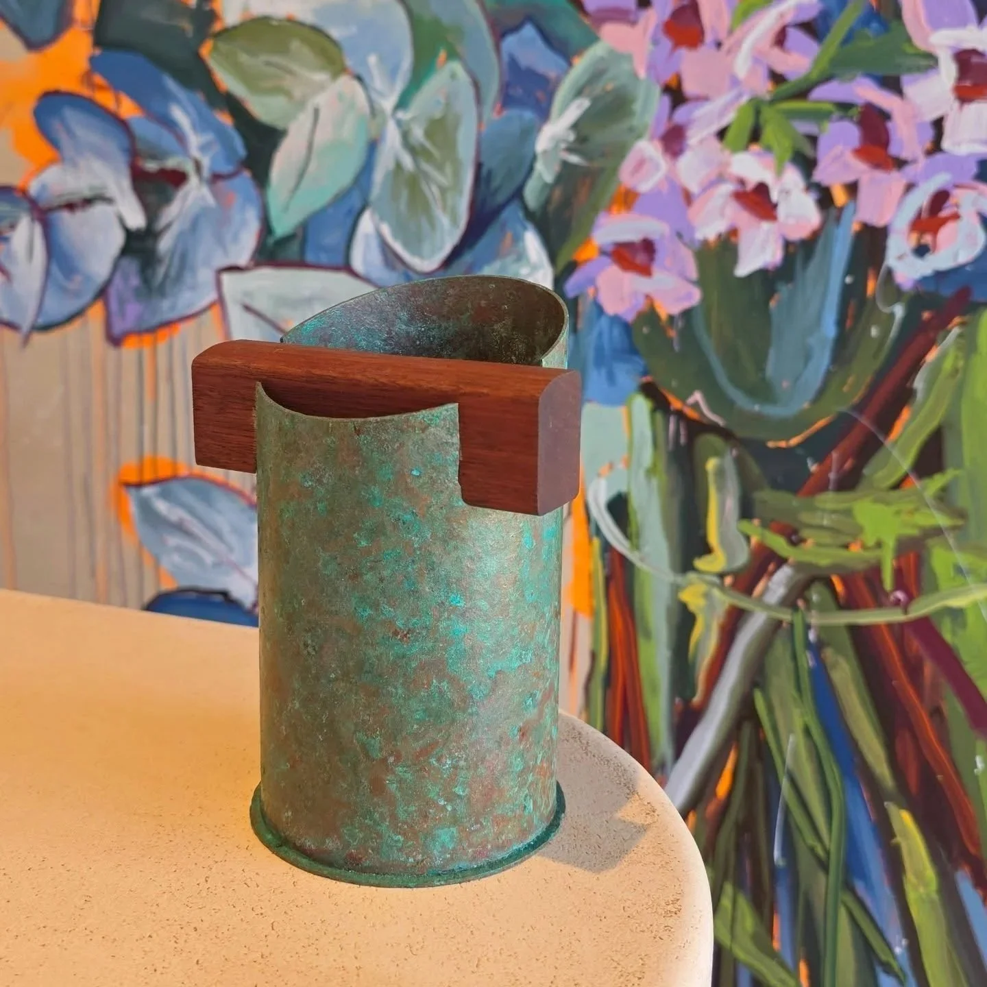 Custom Copper Coffee Knock Box