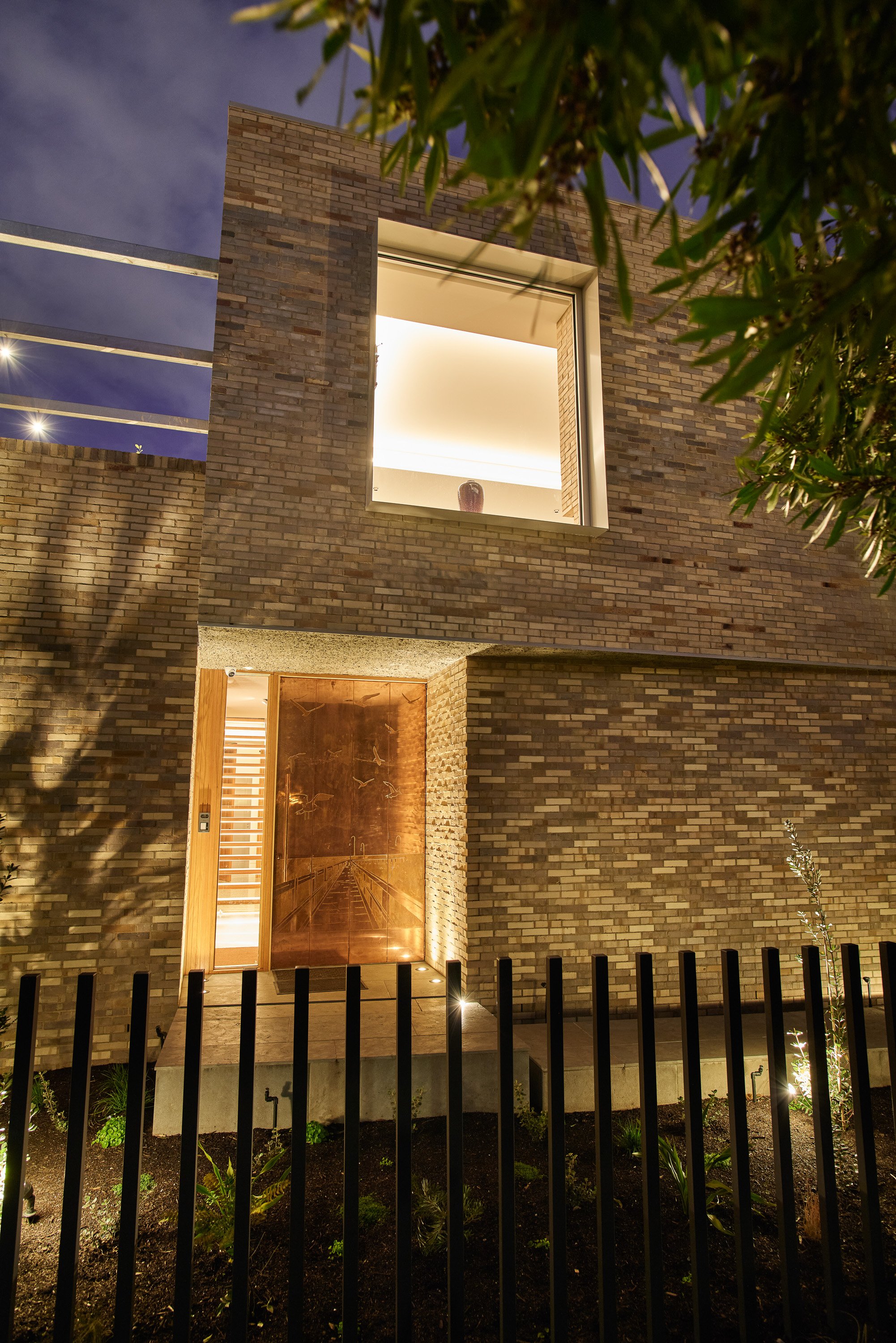 Port Melbourne Copper Entrance Door - Grahame Chaseling