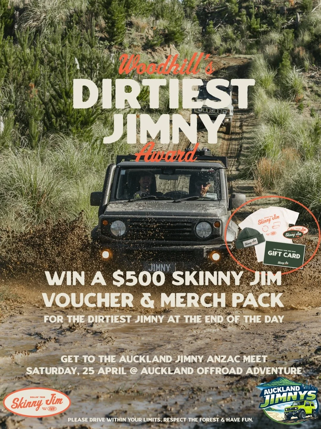 We thought we&rsquo;d add an earthy seasoning to the @aucklandjimnys meet this weekend. Look forward to seeing a few of you there &ndash; clean or dirty!

Meeting @ Huapai Car Park at 8.30am and then heading to @aucklandoffroadadventure 

Get all the