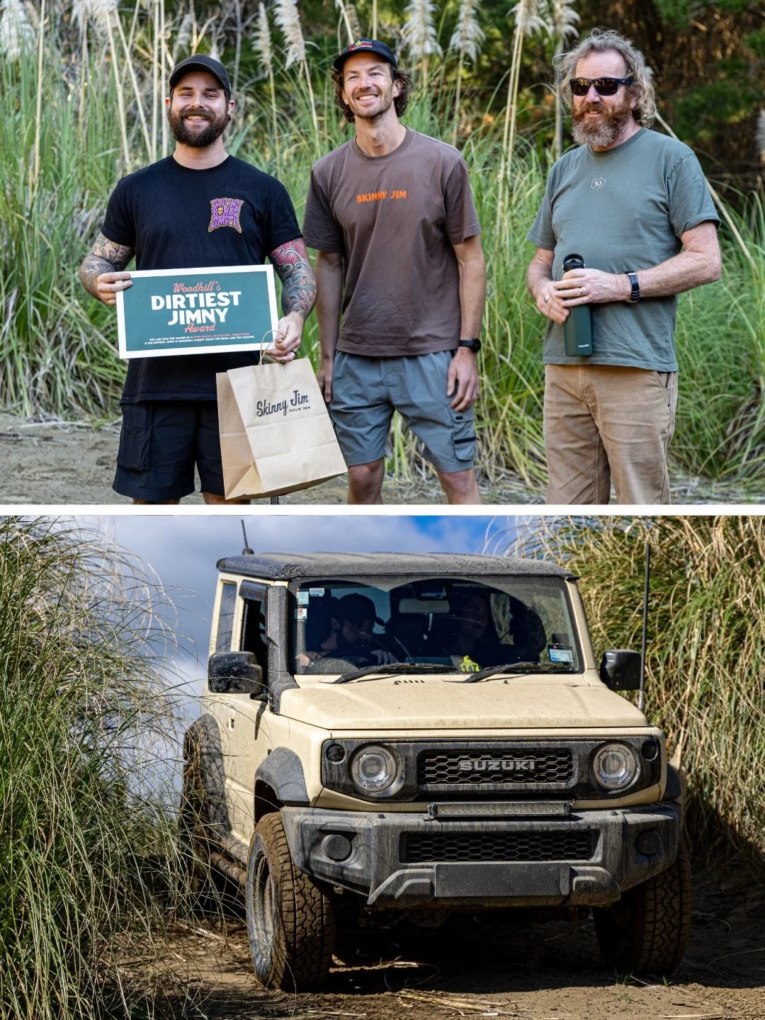 👑 the dirtiest Jimny at the @aucklandjimnys Anzac Meet! 

Peter was a real underdog in his ivory JB74, but when the judging panel got out the magnifying glass his dedication to the dirt was clear. 

Special thanks to our astute judges @littlegreenzo
