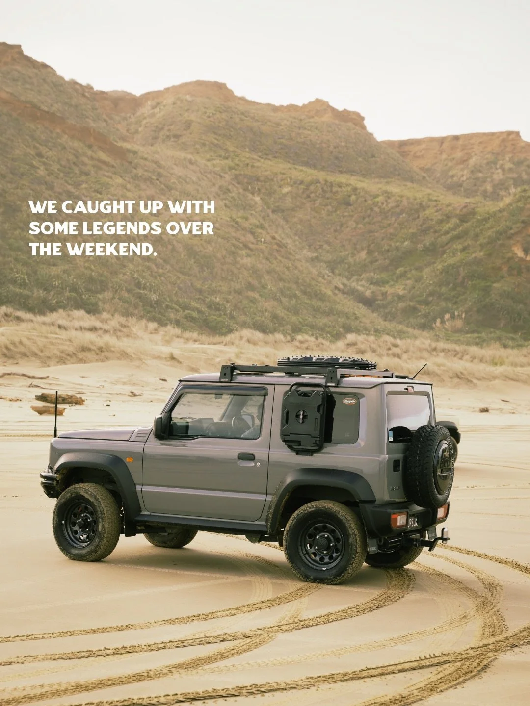 It&rsquo;s the Jimny, not the destination. 

We set out with a crew of 20 this weekend. A few recoveries later, and we never made it to the lighthouse we&rsquo;d set our sights on, but that&rsquo;s all part of the fun. 

@newzealandjimnys to be a par