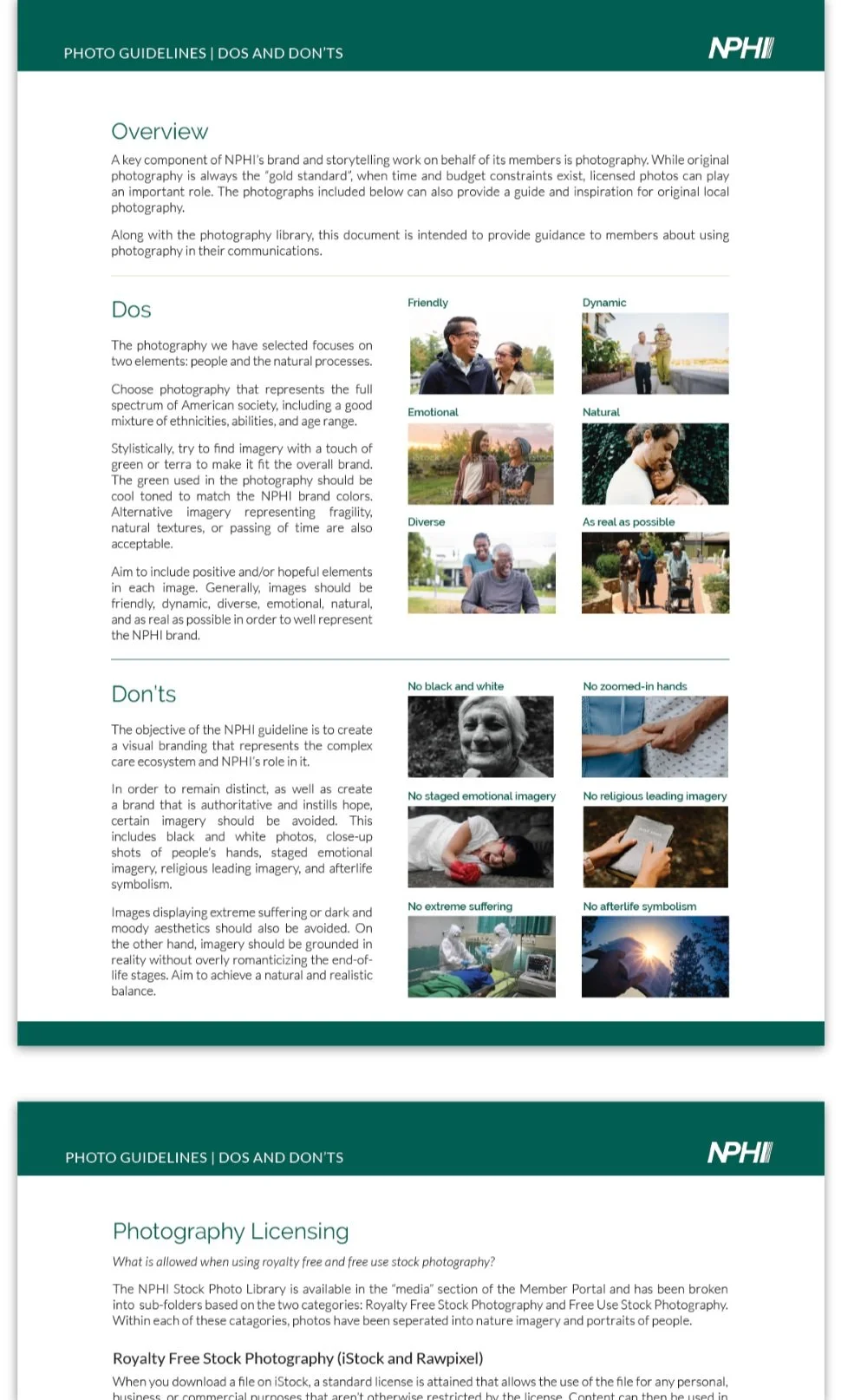 NPHI: Photo Guidelines