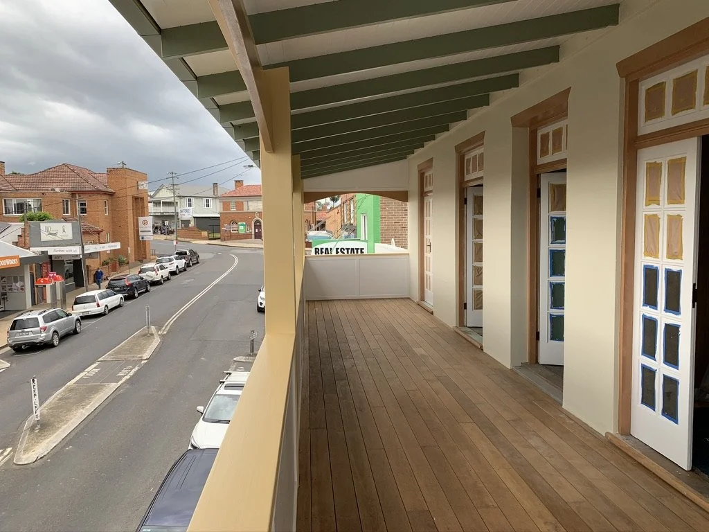 Macksville veranda nearing completion