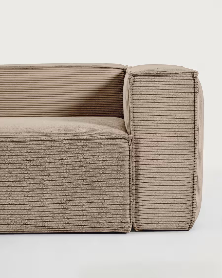 Our new obsession 🤎
The popular &lsquo;Blok&rsquo; sofa is now available in this dreamy taupe hue. 

This colour was chosen for its earthy tones and versatility.

Its addition means Blok is now available in five materials - taupe, green, pink, and g