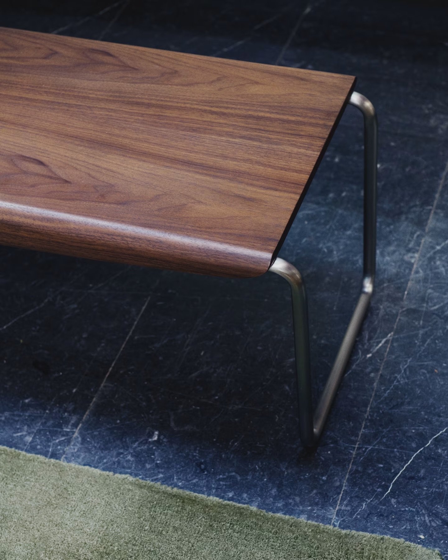 Let us introduce you to&hellip; 
The bench from the Tarsel Collection by @kavehome_au 

It merges the timeless essence of mid-century style with a contemporary approach in a versatile design. Dark walnut, brushed stainless steel, creating a visual sy