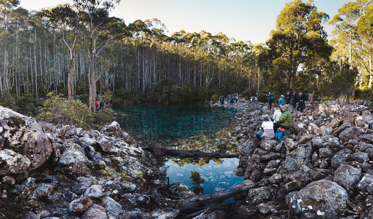 the disappearing tarn hobart tasmania