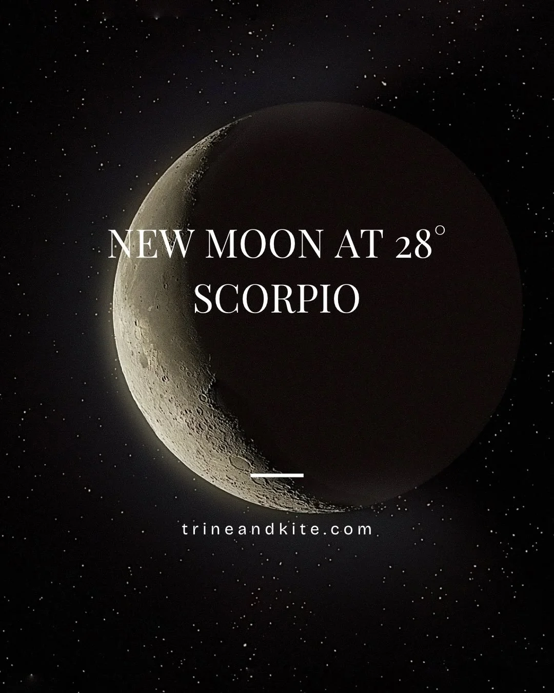 A deep reset under today&rsquo;s Scorpio New Moon on 20 Nov. 
Opposing Uranus and supported by a Water Grand Trine, this lunation asks:
What truth am I ready to face, and what definition of security no longer fits?
Set your intentions from the inside