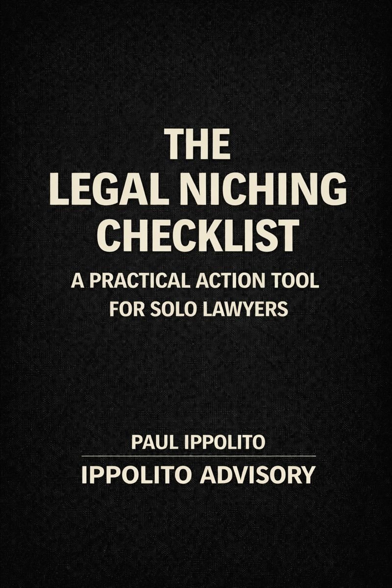 The Legal Niching Checklist
