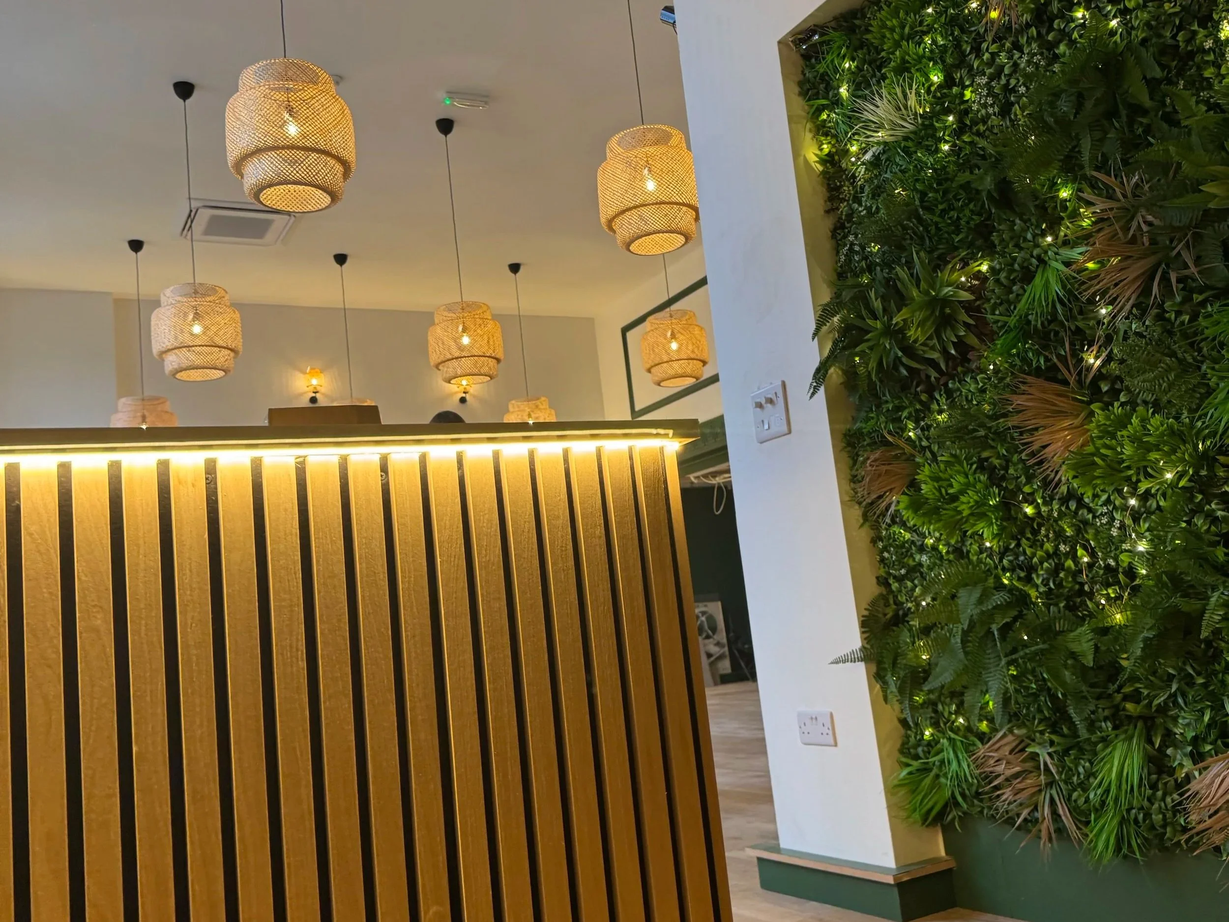 Reception area at the new Refrm studio in Letchworth