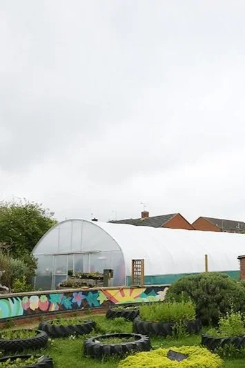 New poly-tunnel at AMC Gardens